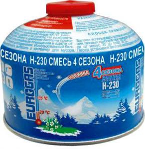 Баллон газовый 230 (Еврогаз) изобутан/пропан/бутан