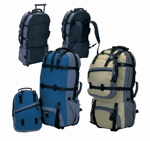 Сумка багажная 50л с телескоп. ручкой на колесах